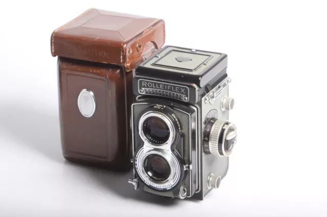 Rollei Rolleiflex 3,5 T GRAU 6x6 TLR mit Carl Zeiss Tessar 3,5/75