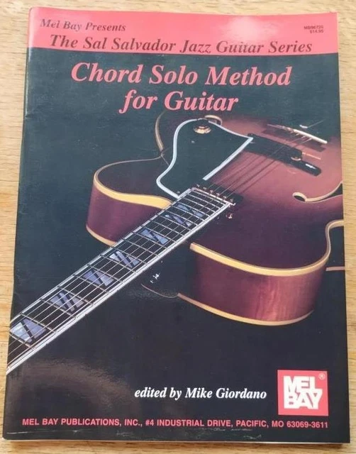 Sal Salvador Jazz Guitar Series CHORD SOLO METHOD FOR GUITAR  Mel Bay 1999
