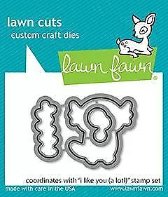 Lawn Fawn I Like You (A Lotl) Lawn Cuts Custom Craft Dies