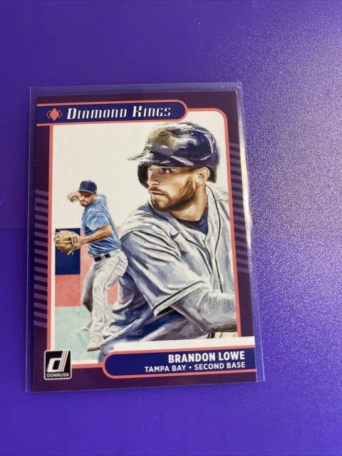 2021 Donruss Base Diamond Kings #1 Brandon Lowe - Tampa Bay Rays
