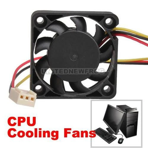 3 PIN 40MM CPU Heat-Sink Cooler Cooling PC CPU Fan 4 x 4 x 1 cm DC ...