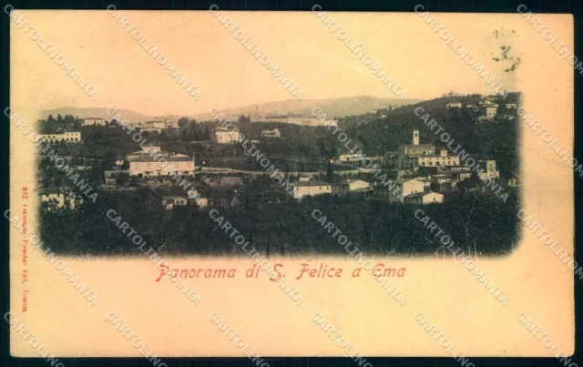 Firenze Ema San Felice Pineider cartolina JK0384