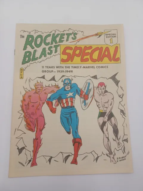 Rocket's Blast comic fanzine, Special Edition #1 and #7, Marvel, SFCA RBCC