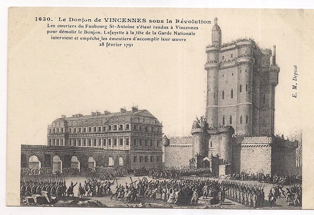 le donjon de vincennes sous la révolution