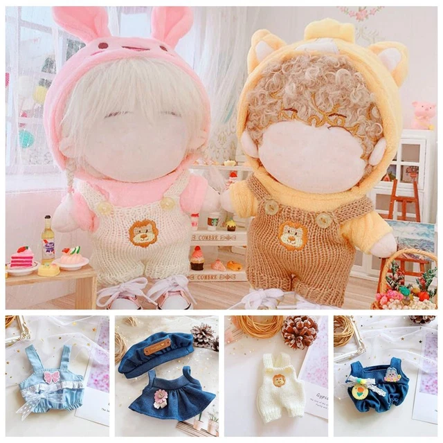 DIY Toy Accessories Clothing Plush Overalls 20cm Doll Clothes Suspender Pants