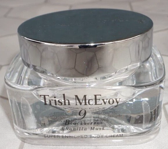 Trish Mcevoy 9 Blackberry & Vanilla Musk Super Enriched Body Cream 3.5 Oz