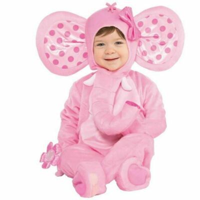 Sweetie Elephant Costume Baby Toddler Fancy Dress Cute Pink Outfit Girls