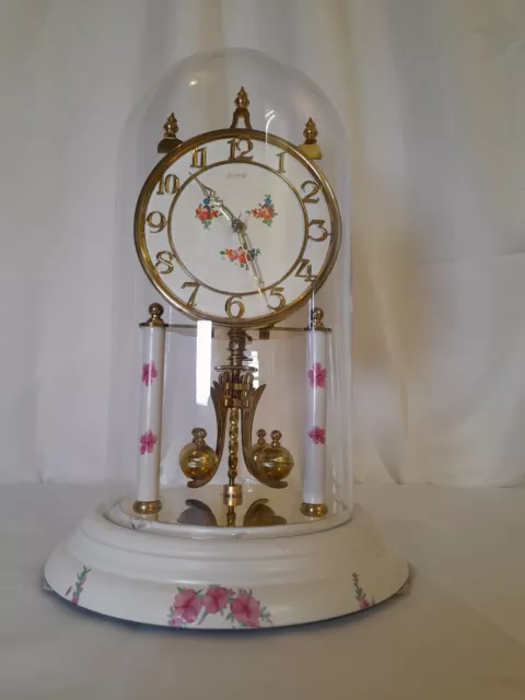 Kieninger And Obergfell Kundo Glass Dome 400 Day Anniversary Clock. 1951.