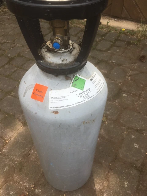 10kg Kohlensäureflasche, CO2, Tyzcka Kaufflasche, mit TÜV, leer
