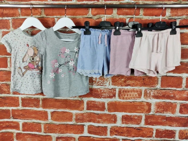 BABY GIRL BUNDLE AGE 18-24 MONTHS BODEN GAP etc TOP T-SHIRT SHORTS SUMMER 92CM