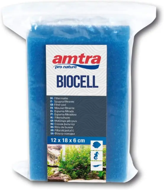 Biocell Blue Foam - Spugna Acquario Sintetica, Spugna Filtro Acquario Meccanico