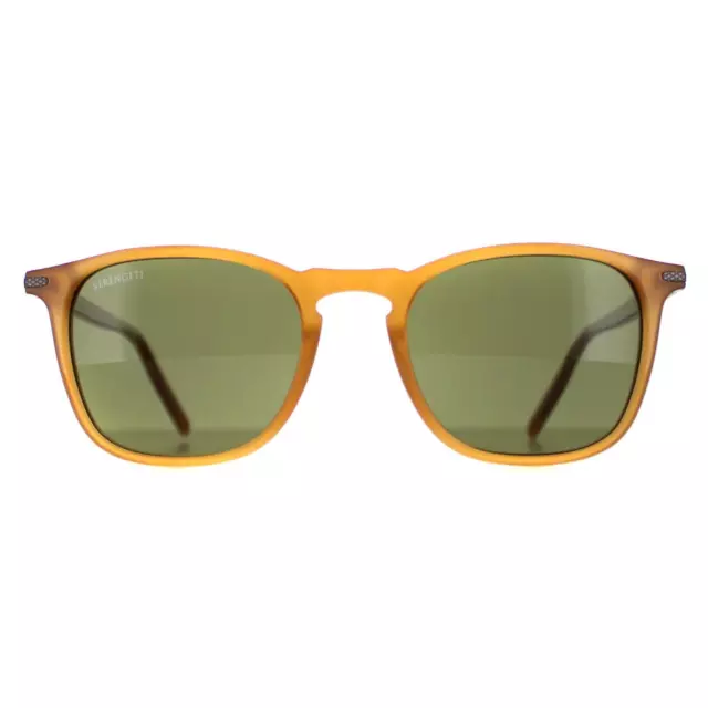 Serengeti Sunglasses Delio 8855 Shiny Honey Mineral Polarized 555nm Green