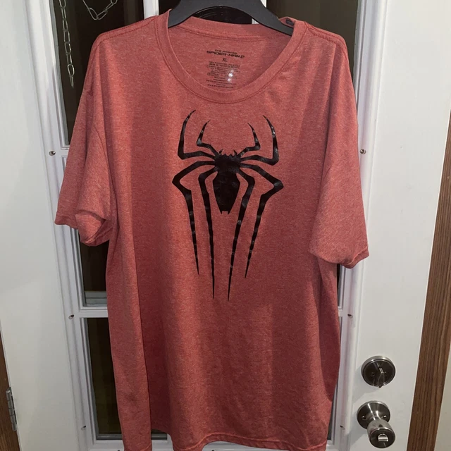 The Amazing Spiderman 2 Shirt Mens Size XL Heather Red Short Sleeve Tee Marvel