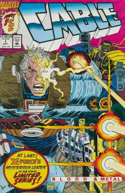 Cable Blood & Metal #1 Marvel Comics October Oct 1992 (VFNM)