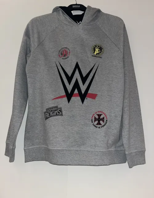 Boys Wrestling Jumper Hoodie Grey Marl Age 14 Years upto 158cm Kane Undertaker