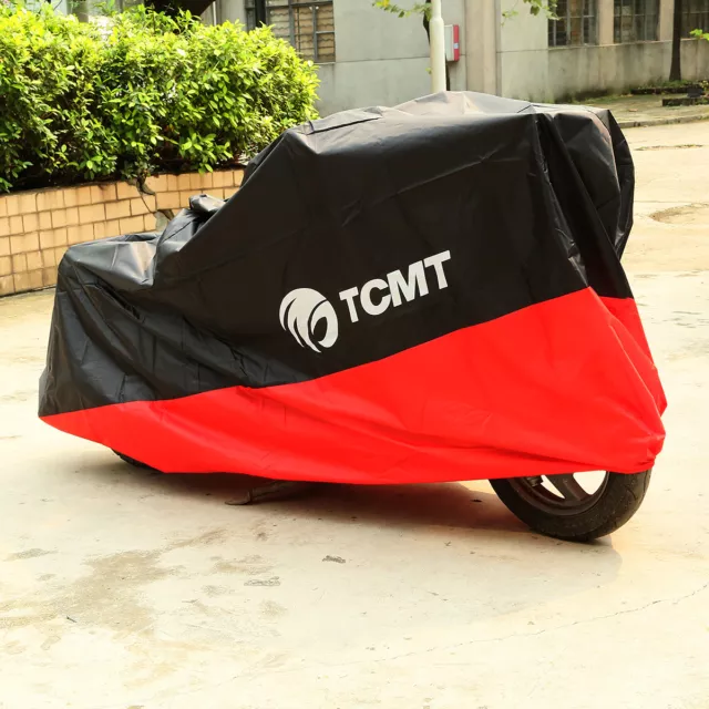 XXXXL Waterproof Motorcycle Cover Fit For Harley Touring Sportster Softail RED