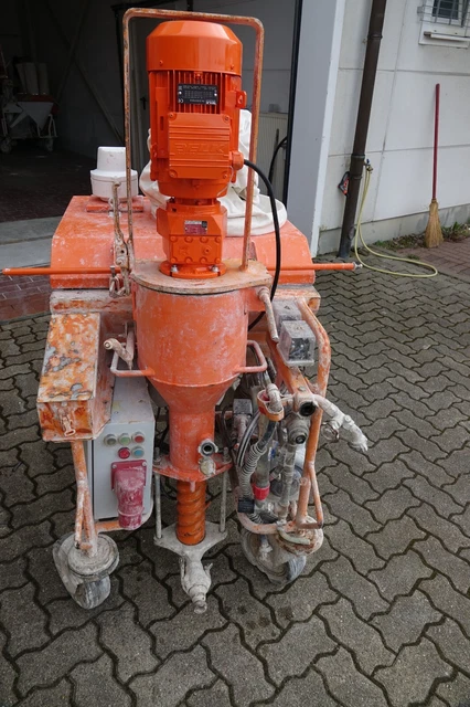 PFT G4 Verputzmaschine mit Einblashaube und neue Getriebermotor 5,5 kW