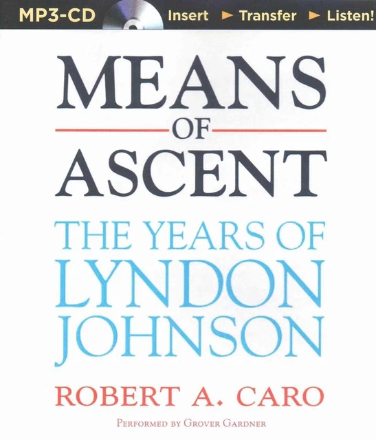 MEANS OF ASCENT by Robert A. Caro (English) MP3 CD Book 17.10 PicClick