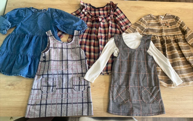 Girls Age 5-6 Autumn Dress Bundle