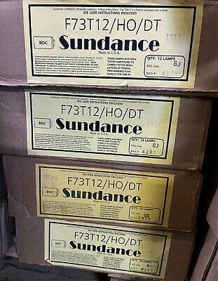 48 lámparas bronceadoras Sundance F73T12/HO/DT NUEVAS