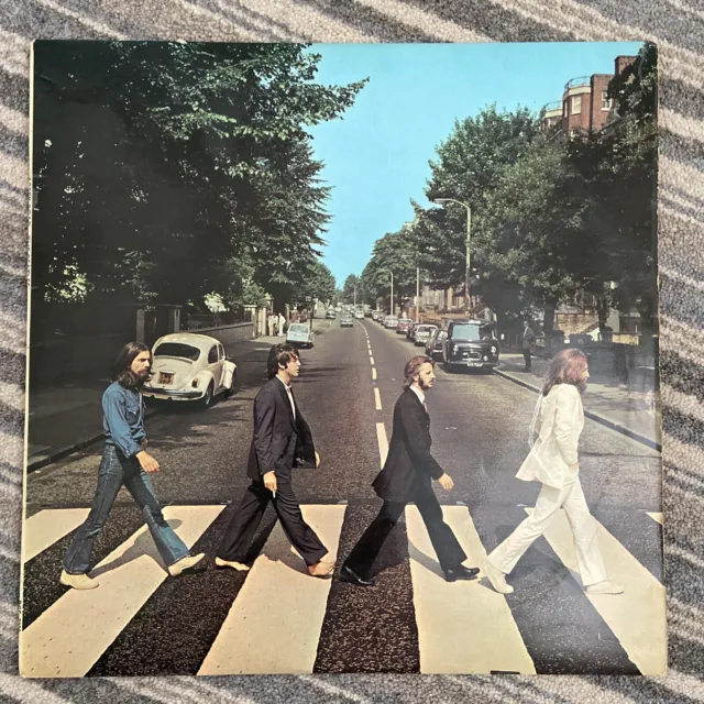 THE BEATLES : Abbey Road : UK Apple 🍏 vinyl  LP 1969 misaligned Apple