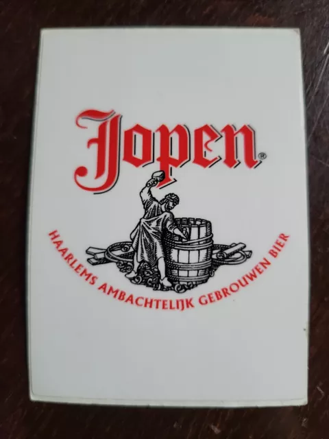 JOPENKERK HAARLEMS Tap Handle Sticker decal brewing craft beer