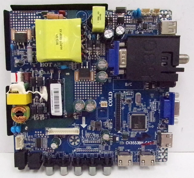 32" Sceptre Led Tv E32 Main/Power Supply Board Cv3553Bh-C42