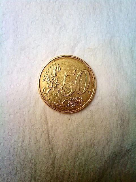 Pièce rare : 50 centimes d'euro Allemagne 2002 F ! (D'occasion) à Susten pour CHF 1 – avec