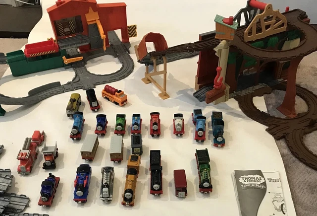 THOMAS THE TANK Engine Diecast Bundle Train Set Take Along Percy Gordon ...
