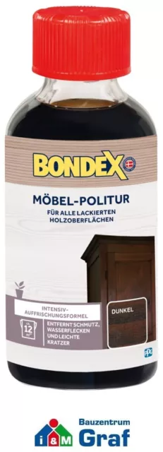 Bondex Lustrador de Muebles Oscuro 150ML / Mueble Renovación Y Cuidado /# 873316