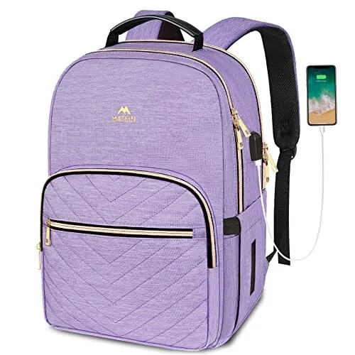 Laptop Backpack for Women, Anti Theft 15.6 inch College School Bookbag for