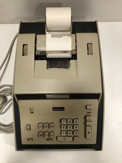 Ancienne calculatrice mécanique, impression machine à additionner manuelle, ADDO Malmo Suède, début du XXe siècle, fonte lourde bakélite - Canada