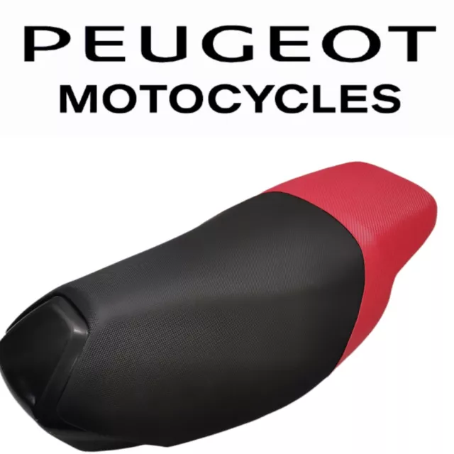 Sitzbankbezug  Speedfight 1-2 Peugeot Carbon Optik Schwarz - Rot