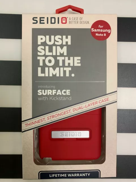 SEIDIO SURFACE with Kickstand - Samsung Galaxy NOTE 8 Red/Black  *N*E*W*