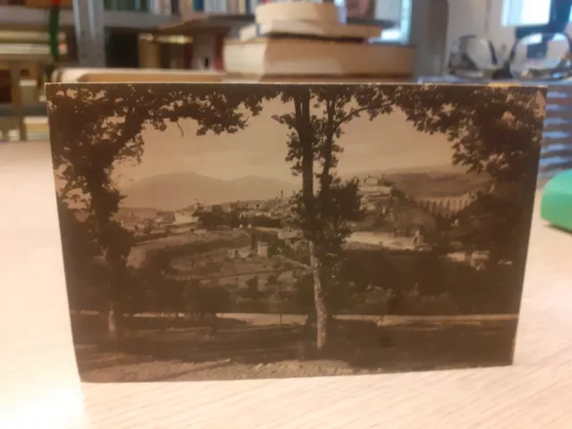 Cartolina Spoleto Panorama 1928 Viaggiata