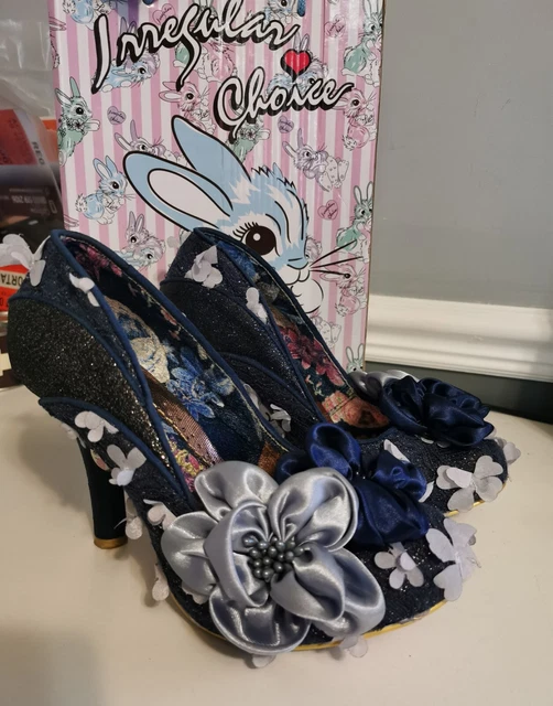 Irregular choice peach melba navy sale
