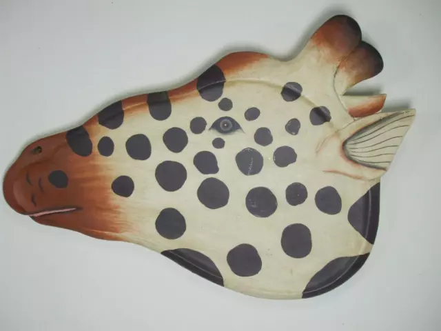 Wall Hanging Art Wooden Plaque Sign Giraffe Face Head African Safari Decor 20"