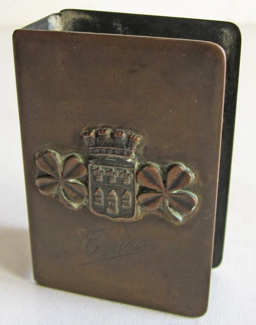 PULVÉRISATEUR DÉCO VINTAGE ancien marque Mouss cuivre Et Laiton EUR 40