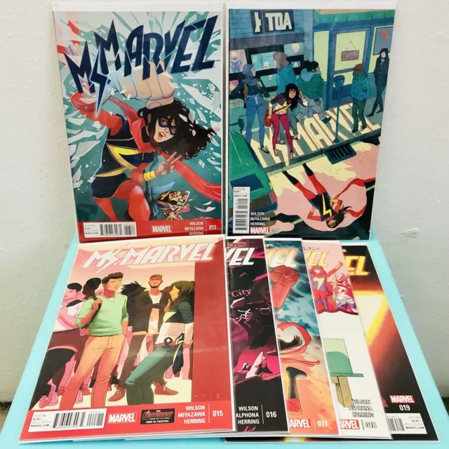 Ms Marvel Vol 3 (2014) #1-19 Complete Set First Printing KAMALA KHAN Disney+ MCU 3