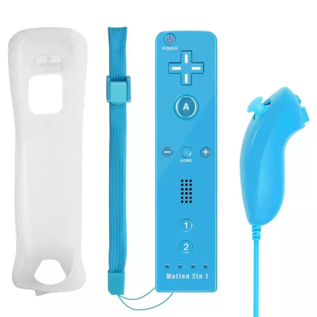 Manette & Nunchuk Console Nintendo Wii/ Wii U  Plus Dragone 4 Couleurs