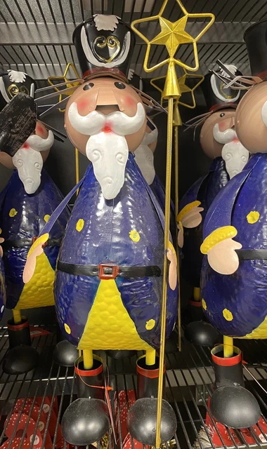 Christmas Polka Nutcracker Festive Figure Xmas Ornament Hand Painted Decoration