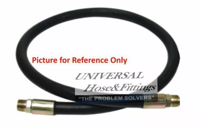 1/4" X 72" 2-WIRE Hydraulic Hose Assembly W/ Male NPT ends