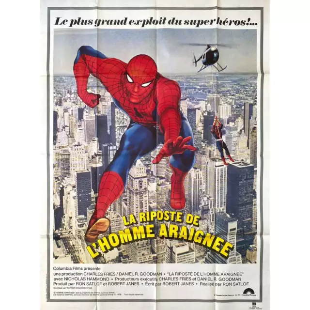 LA RIPOSTE DE L'HOMME ARAIGNEE Affiche de film  - 120x160 cm. - 1978 - Nicholas