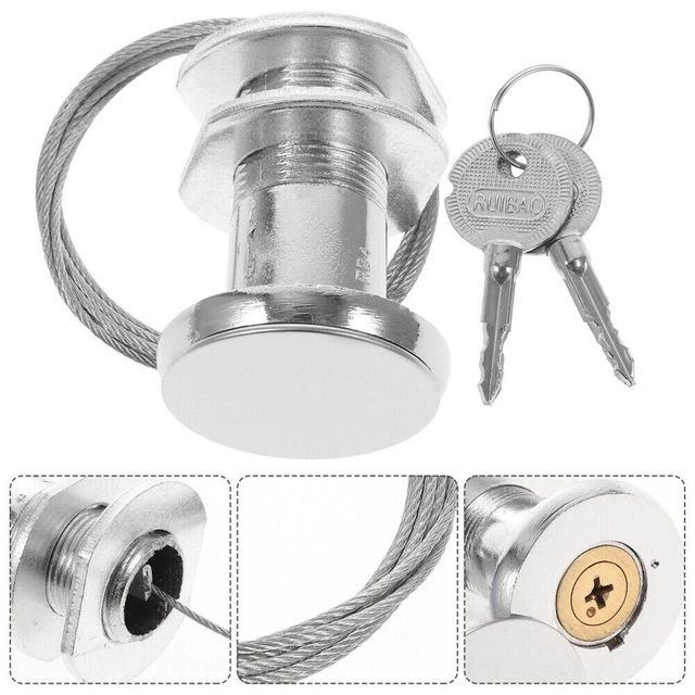 Keyed Garage Door Release Lock Quick Release Kit For All Garage Brands Strong And Reliable Steel Wire Installation Ideal For Garage Doors Without Side - View #8
