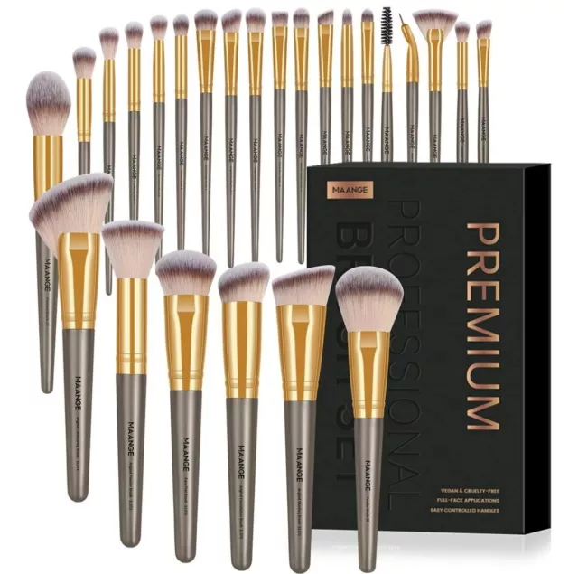 Professional 25pcs Makeup Brush Set Brushes Eyeshadow Blusher Powder Eye