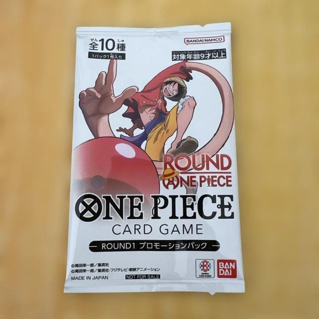 5 PACK ] ONE PIECE x ROUND 1 Promo One Piece Card Japanese $399.24