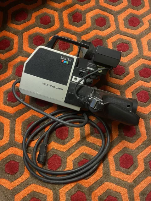 Zenith color video camera camcorder 1982 300240