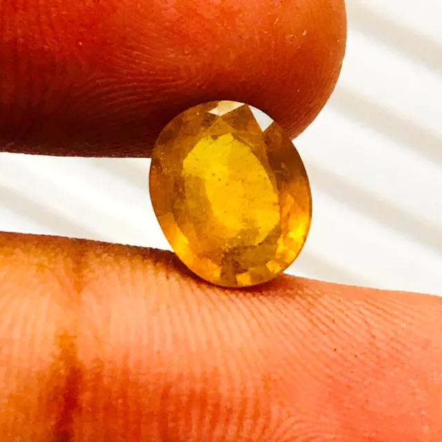 5x8x10mm Natural Yellow Sapphire Cut Loose Gemstone - 4 Cts - 1 Pcs Gemstone