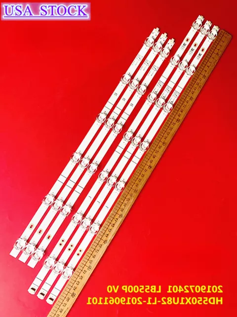 Kit LED Strips For Hisense 55R6040G 55R6090G 55A6H 55H78G LB5500P HD550X1U82