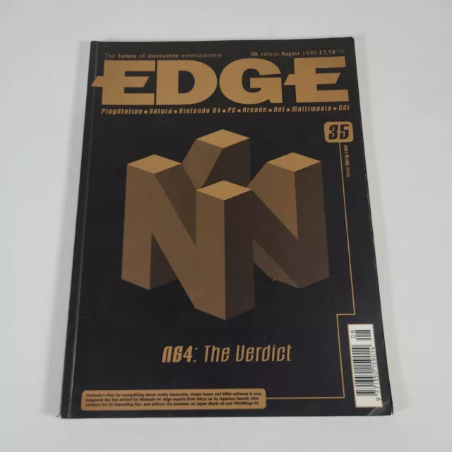 EDGE Magazine Gaming Issue 35 August 1996 N64 Verdict Mario Nintendo UK Edition